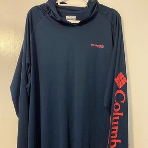 Columbia PFG Long Sleeve Shirt with Hood